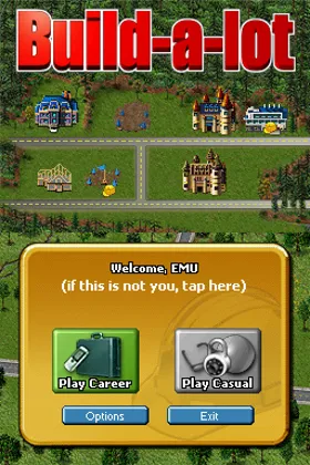 Build-a-Lot (USA) screen shot title